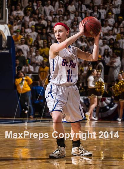 Thumbnail 2 in St. Paul Catholic vs. Thomaston (CIAC Class S Final) photogallery.