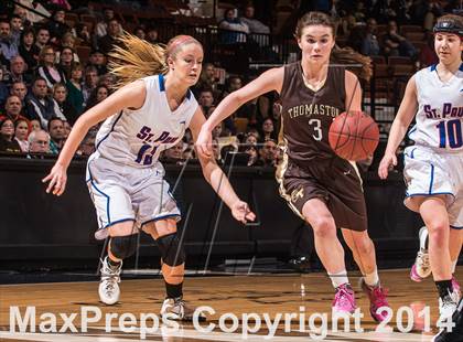 Thumbnail 2 in St. Paul Catholic vs. Thomaston (CIAC Class S Final) photogallery.