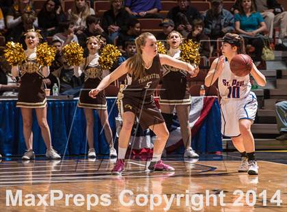 Thumbnail 2 in St. Paul Catholic vs. Thomaston (CIAC Class S Final) photogallery.