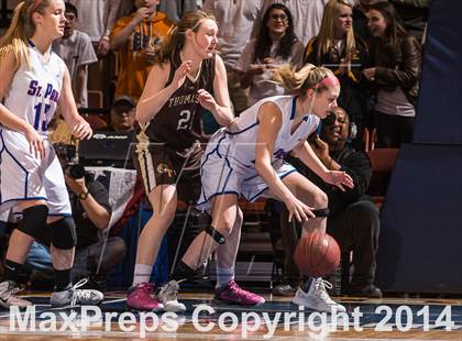 Thumbnail 2 in St. Paul Catholic vs. Thomaston (CIAC Class S Final) photogallery.