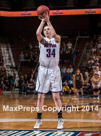 Thumbnail 1 in St. Paul Catholic vs. Thomaston (CIAC Class S Final) photogallery.