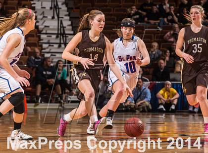 Thumbnail 1 in St. Paul Catholic vs. Thomaston (CIAC Class S Final) photogallery.