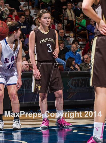 Thumbnail 3 in St. Paul Catholic vs. Thomaston (CIAC Class S Final) photogallery.