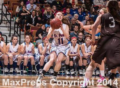 Thumbnail 2 in St. Paul Catholic vs. Thomaston (CIAC Class S Final) photogallery.