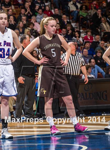 Thumbnail 3 in St. Paul Catholic vs. Thomaston (CIAC Class S Final) photogallery.