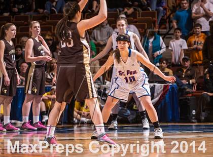 Thumbnail 1 in St. Paul Catholic vs. Thomaston (CIAC Class S Final) photogallery.