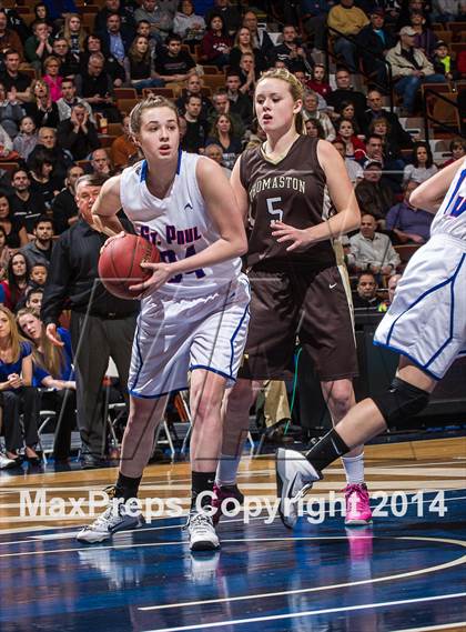 Thumbnail 1 in St. Paul Catholic vs. Thomaston (CIAC Class S Final) photogallery.