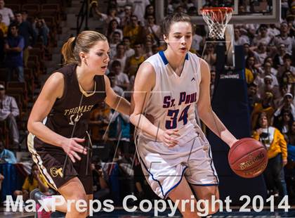 Thumbnail 2 in St. Paul Catholic vs. Thomaston (CIAC Class S Final) photogallery.