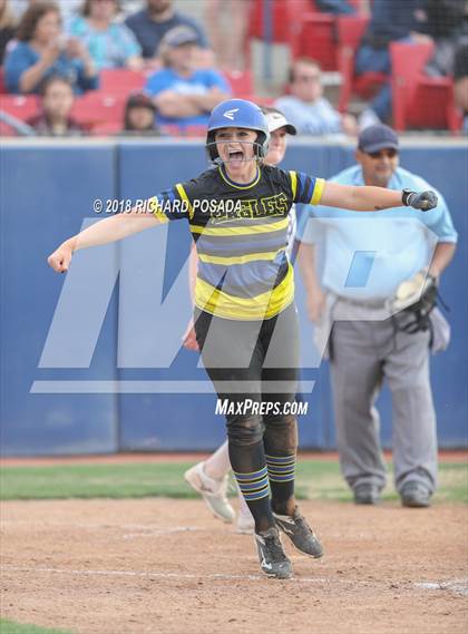 Thumbnail 3 in Bakersfield Christian vs. Frazier Mountain (CIF D6 Final) photogallery.