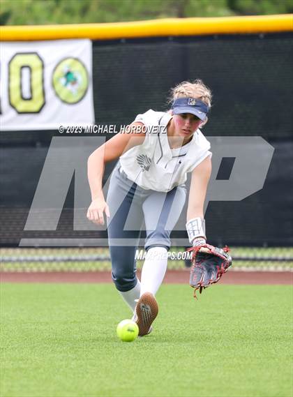 Thumbnail 2 in Keller vs. Guyer (UIL 6A Regional Final Game 3) photogallery.