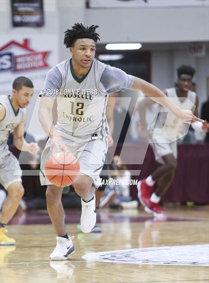 Thumbnail 3 in Roselle Catholic vs. Oak Ridge (Spalding Hoophall Classic) photogallery.