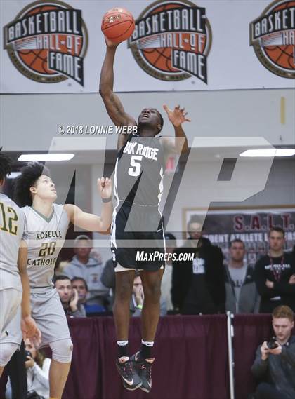Thumbnail 2 in Roselle Catholic vs. Oak Ridge (Spalding Hoophall Classic) photogallery.