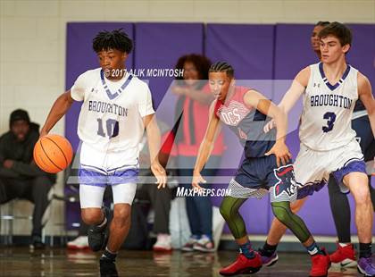 Thumbnail 1 in Downey Christian @ Broughton (John Wall Holiday Invitational) photogallery.