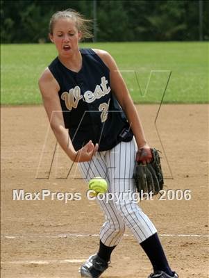 Thumbnail 3 in Kennedy vs West (Section Playoffs) photogallery.