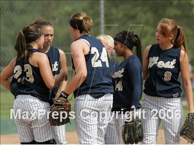 Thumbnail 1 in Kennedy vs West (Section Playoffs) photogallery.