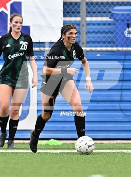 Thumbnail 1 in Westlake vs Southlake Carroll (UIL 6A Girls Soccer State Semifinal) photogallery.