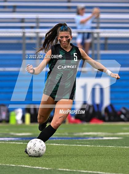 Thumbnail 3 in Westlake vs Southlake Carroll (UIL 6A Girls Soccer State Semifinal) photogallery.