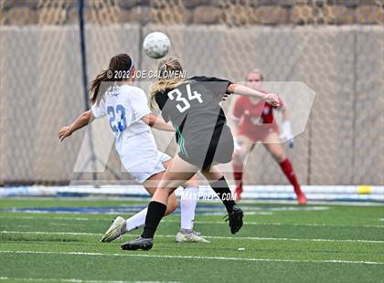 Thumbnail 3 in Westlake vs Southlake Carroll (UIL 6A Girls Soccer State Semifinal) photogallery.