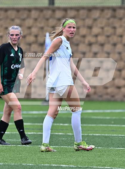 Thumbnail 2 in Westlake vs Southlake Carroll (UIL 6A Girls Soccer State Semifinal) photogallery.