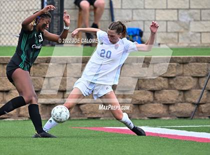Thumbnail 2 in Westlake vs Southlake Carroll (UIL 6A Girls Soccer State Semifinal) photogallery.