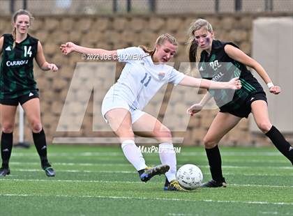 Thumbnail 1 in Westlake vs Southlake Carroll (UIL 6A Girls Soccer State Semifinal) photogallery.
