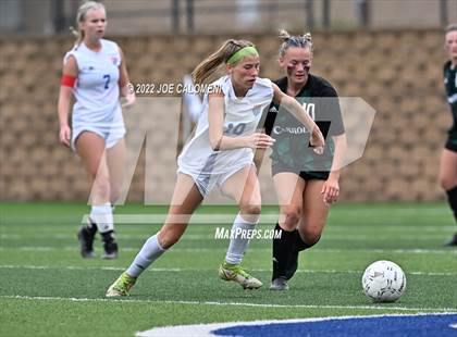 Thumbnail 2 in Westlake vs Southlake Carroll (UIL 6A Girls Soccer State Semifinal) photogallery.