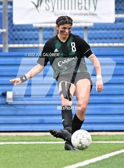 Thumbnail 2 in Westlake vs Southlake Carroll (UIL 6A Girls Soccer State Semifinal) photogallery.