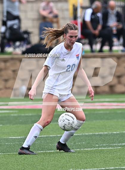 Thumbnail 2 in Westlake vs Southlake Carroll (UIL 6A Girls Soccer State Semifinal) photogallery.
