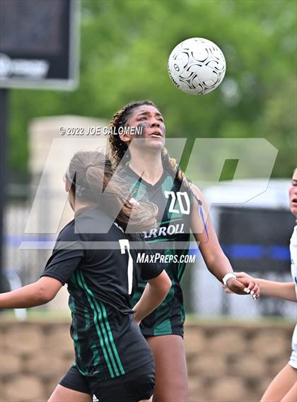 Thumbnail 2 in Westlake vs Southlake Carroll (UIL 6A Girls Soccer State Semifinal) photogallery.
