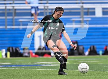 Thumbnail 3 in Westlake vs Southlake Carroll (UIL 6A Girls Soccer State Semifinal) photogallery.