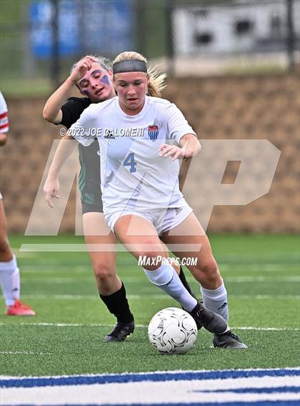 Thumbnail 2 in Westlake vs Southlake Carroll (UIL 6A Girls Soccer State Semifinal) photogallery.