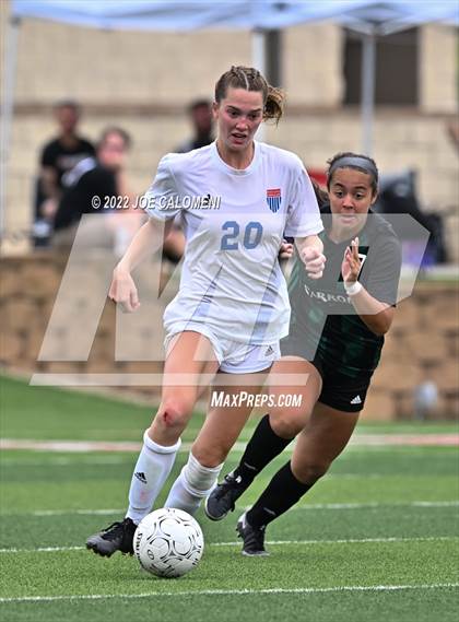 Thumbnail 3 in Westlake vs Southlake Carroll (UIL 6A Girls Soccer State Semifinal) photogallery.