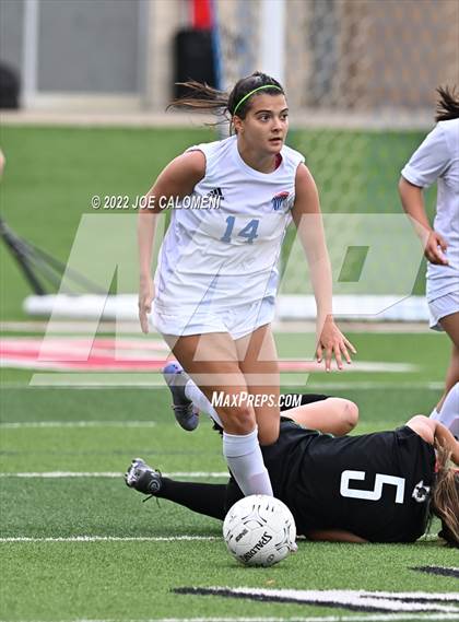 Thumbnail 3 in Westlake vs Southlake Carroll (UIL 6A Girls Soccer State Semifinal) photogallery.