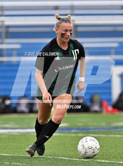 Thumbnail 3 in Westlake vs Southlake Carroll (UIL 6A Girls Soccer State Semifinal) photogallery.