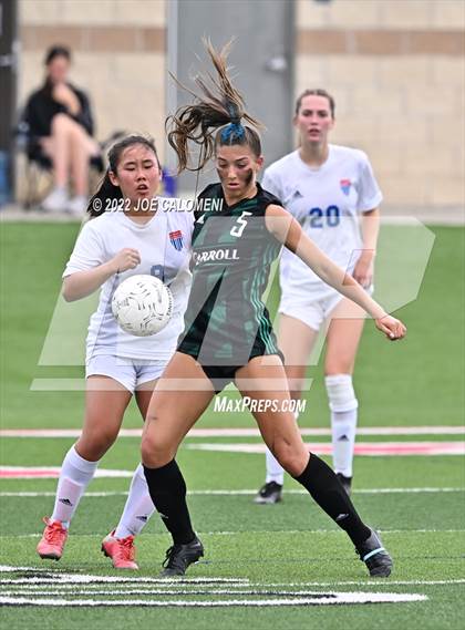 Thumbnail 1 in Westlake vs Southlake Carroll (UIL 6A Girls Soccer State Semifinal) photogallery.