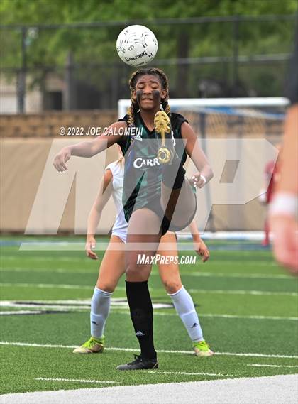 Thumbnail 3 in Westlake vs Southlake Carroll (UIL 6A Girls Soccer State Semifinal) photogallery.