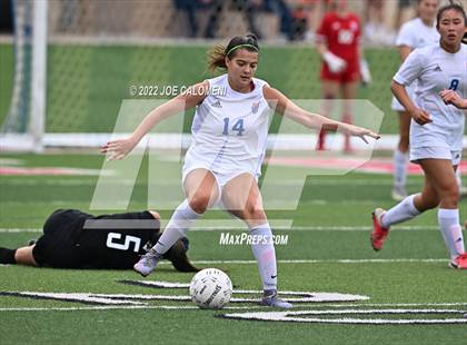 Thumbnail 2 in Westlake vs Southlake Carroll (UIL 6A Girls Soccer State Semifinal) photogallery.