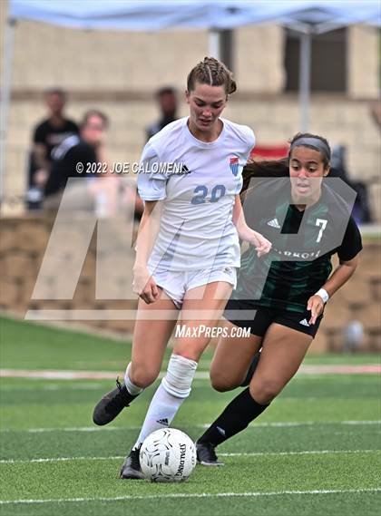 Thumbnail 1 in Westlake vs Southlake Carroll (UIL 6A Girls Soccer State Semifinal) photogallery.