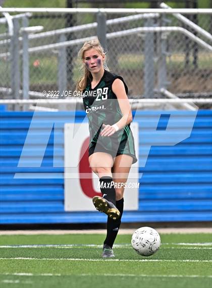 Thumbnail 2 in Westlake vs Southlake Carroll (UIL 6A Girls Soccer State Semifinal) photogallery.