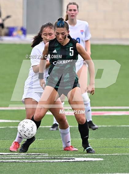Thumbnail 1 in Westlake vs Southlake Carroll (UIL 6A Girls Soccer State Semifinal) photogallery.