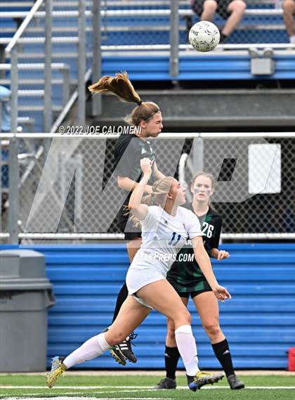 Thumbnail 2 in Westlake vs Southlake Carroll (UIL 6A Girls Soccer State Semifinal) photogallery.
