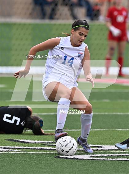 Thumbnail 1 in Westlake vs Southlake Carroll (UIL 6A Girls Soccer State Semifinal) photogallery.