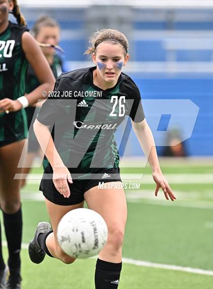 Thumbnail 2 in Westlake vs Southlake Carroll (UIL 6A Girls Soccer State Semifinal) photogallery.