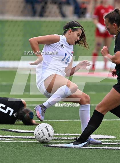Thumbnail 3 in Westlake vs Southlake Carroll (UIL 6A Girls Soccer State Semifinal) photogallery.