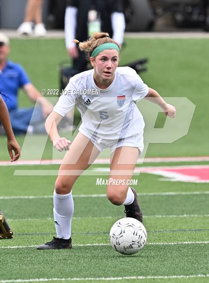 Thumbnail 3 in Westlake vs Southlake Carroll (UIL 6A Girls Soccer State Semifinal) photogallery.