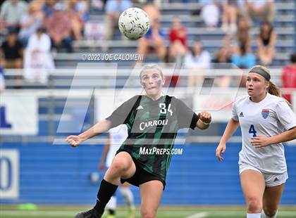 Thumbnail 1 in Westlake vs Southlake Carroll (UIL 6A Girls Soccer State Semifinal) photogallery.