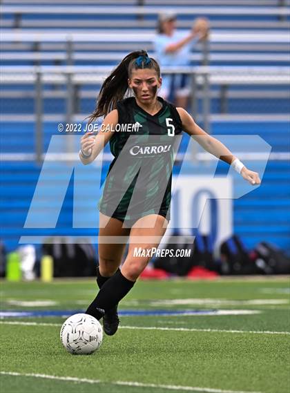 Thumbnail 2 in Westlake vs Southlake Carroll (UIL 6A Girls Soccer State Semifinal) photogallery.