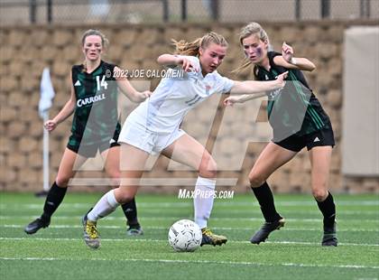 Thumbnail 2 in Westlake vs Southlake Carroll (UIL 6A Girls Soccer State Semifinal) photogallery.