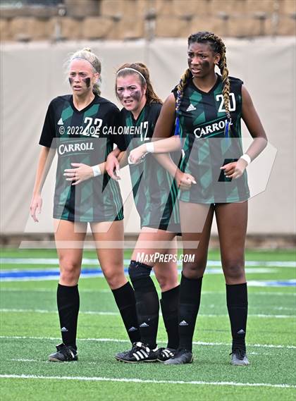 Thumbnail 3 in Westlake vs Southlake Carroll (UIL 6A Girls Soccer State Semifinal) photogallery.