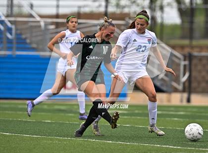 Thumbnail 3 in Westlake vs Southlake Carroll (UIL 6A Girls Soccer State Semifinal) photogallery.